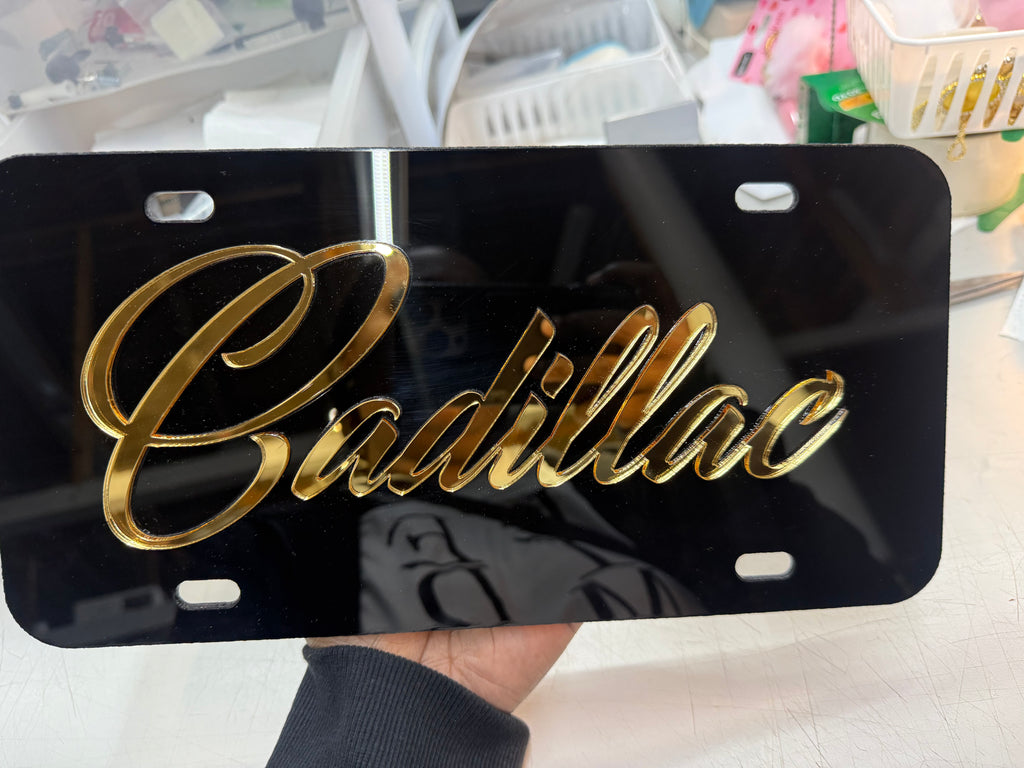 Personalized Acrylic Car Tag