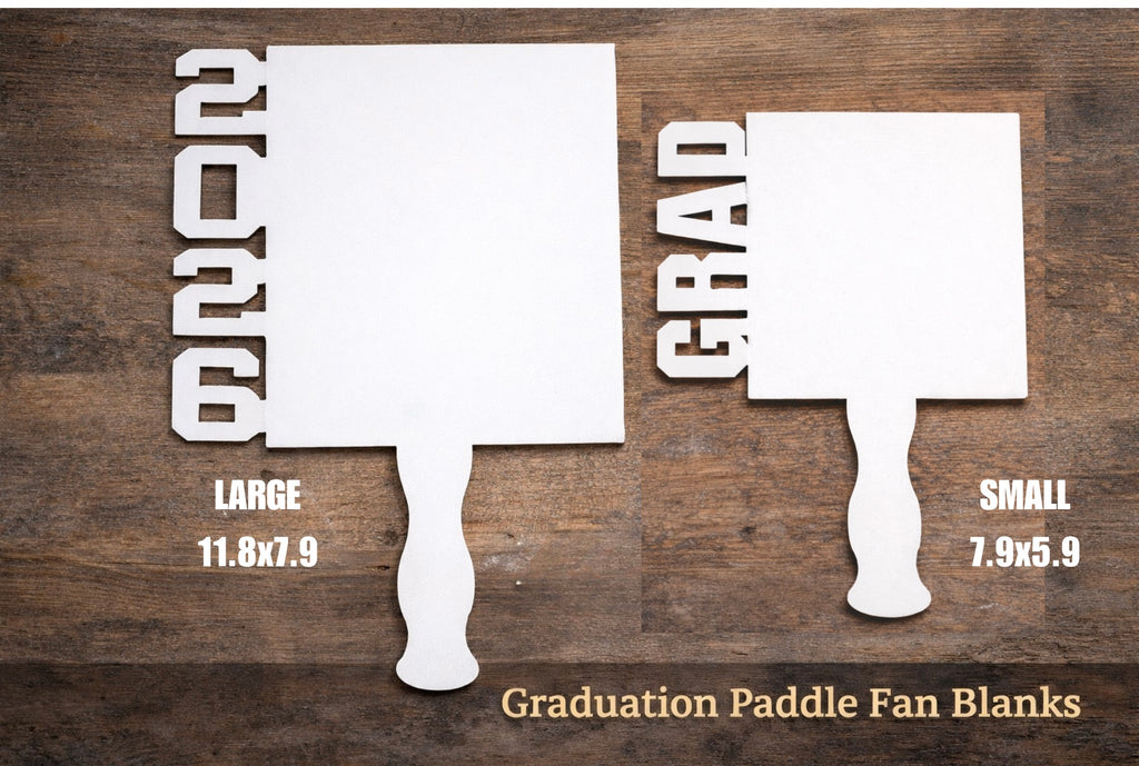 2026/GRAD MDF Fan Blank(5pk)