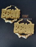 Custom Bamboo Earrings (Mirror Acrylic)