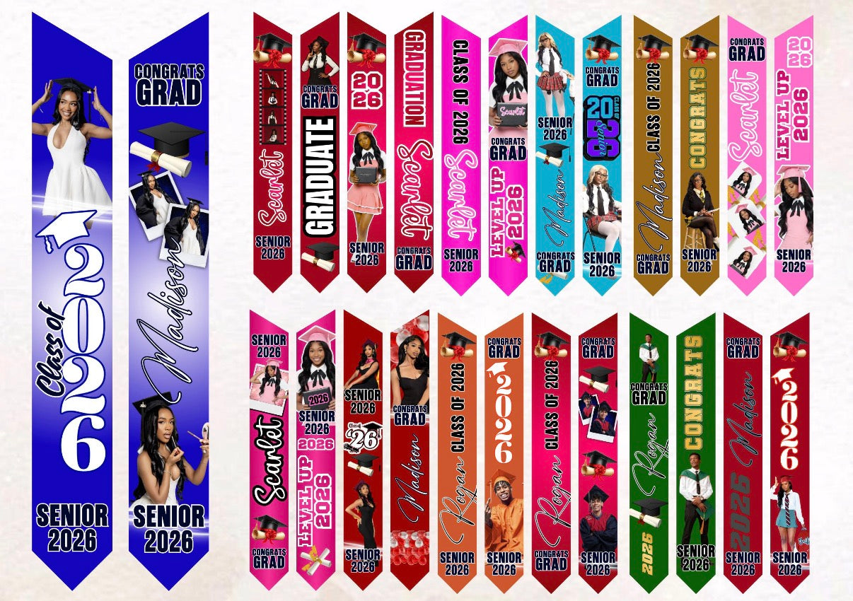 Custom Graduation Stole