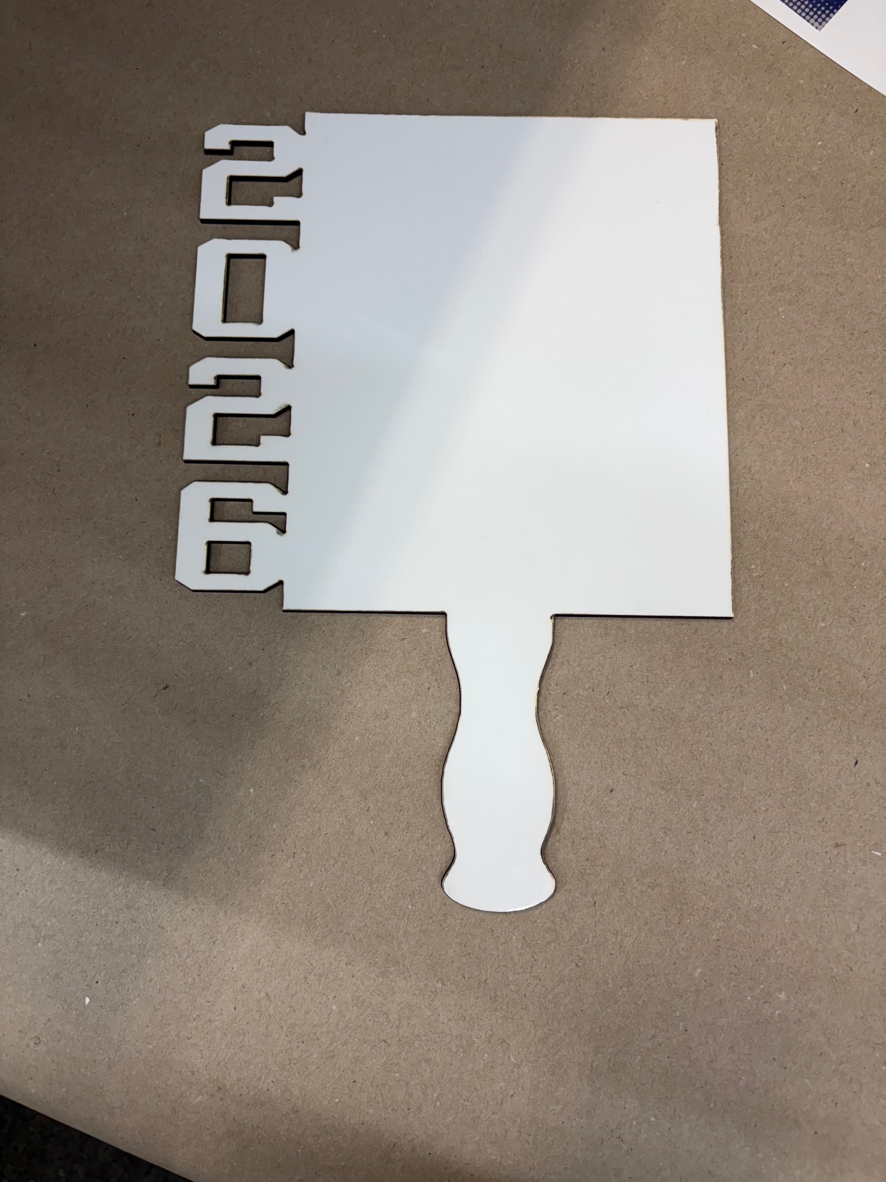 2026/GRAD MDF Fan Blank(5pk)