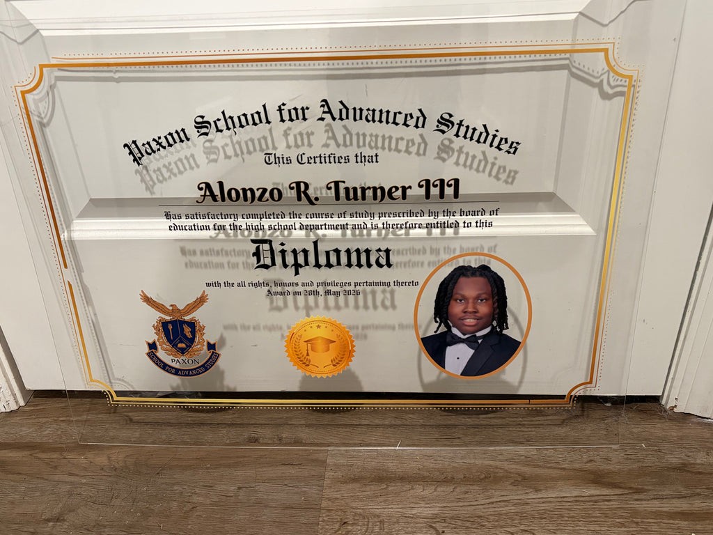 Acrylic Graduation Sign/Keepsake