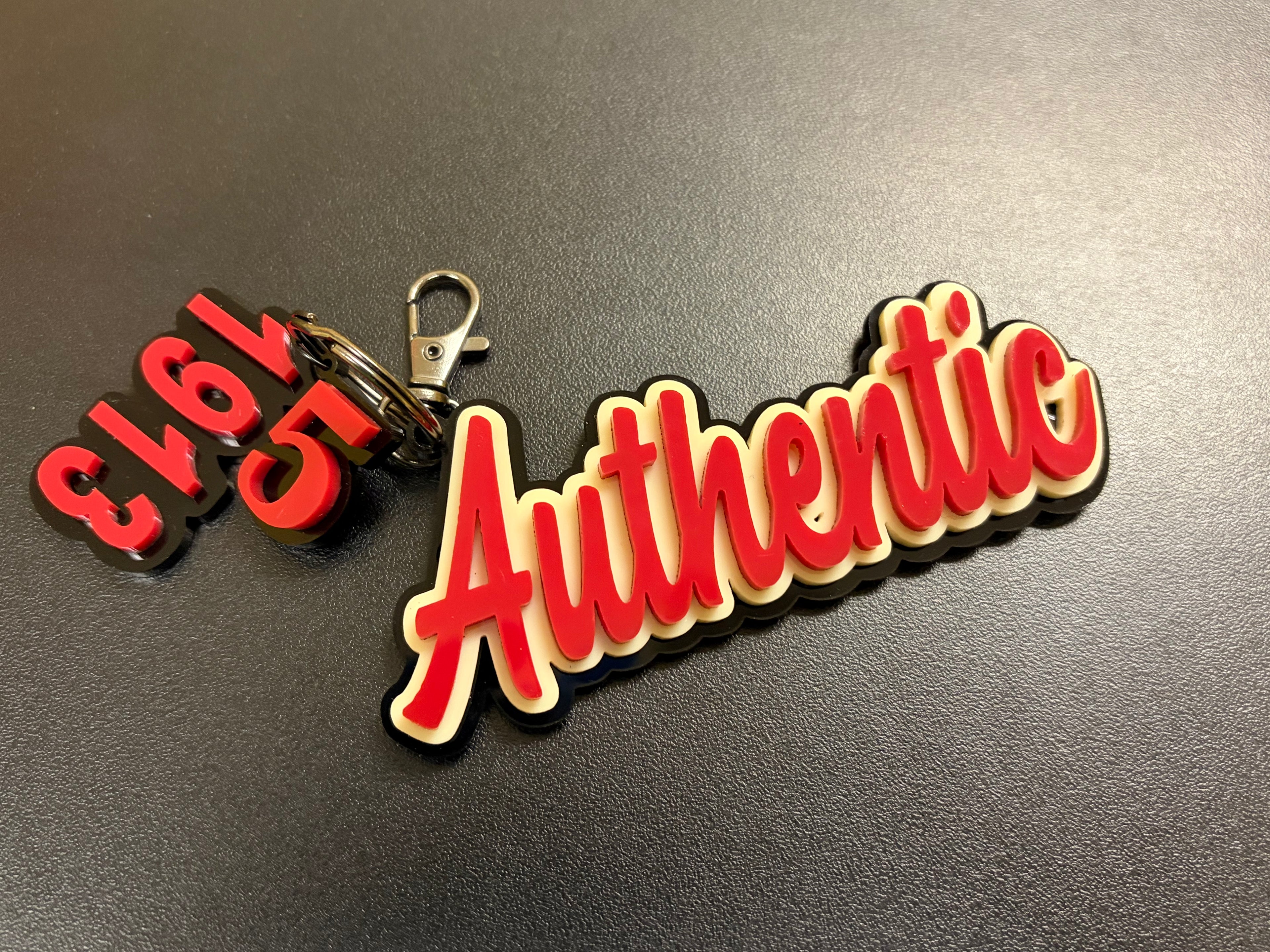 Custom Layered Keychain (Greek Edition)