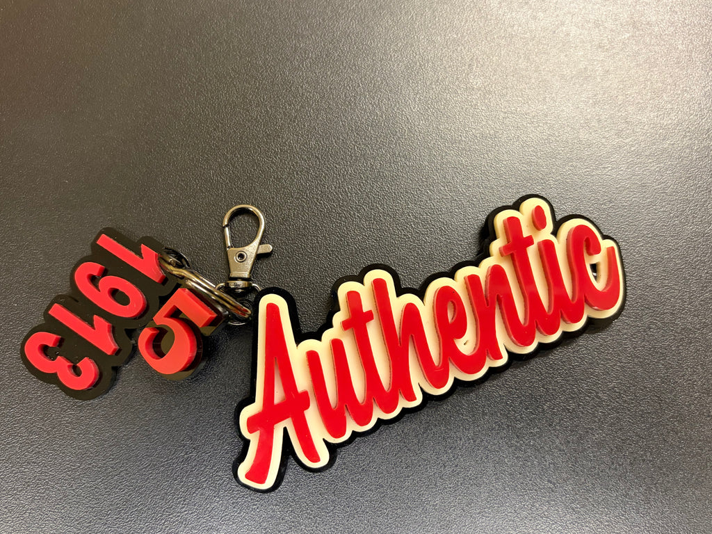 Custom Layered Keychain (Greek Edition)