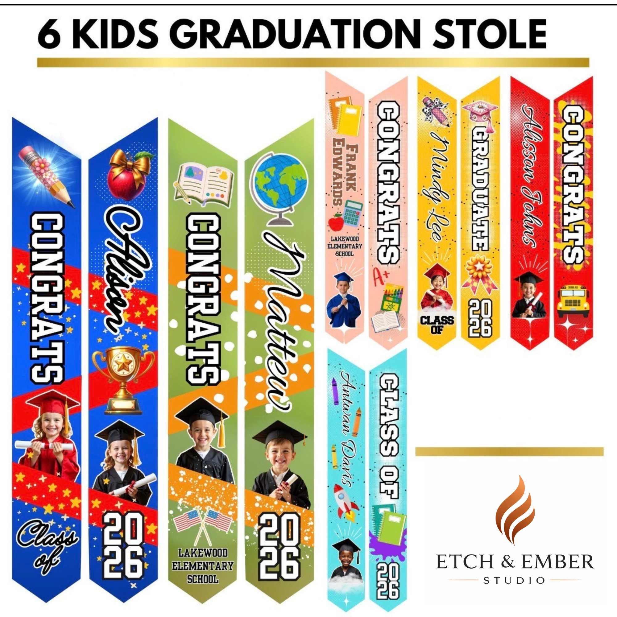 Custom Graduation Stole