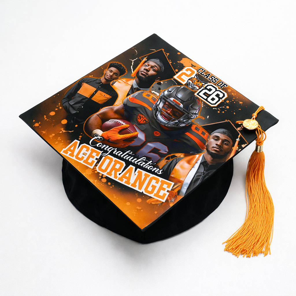 Custom Graduation Cap Topper (MDF Sublimation)