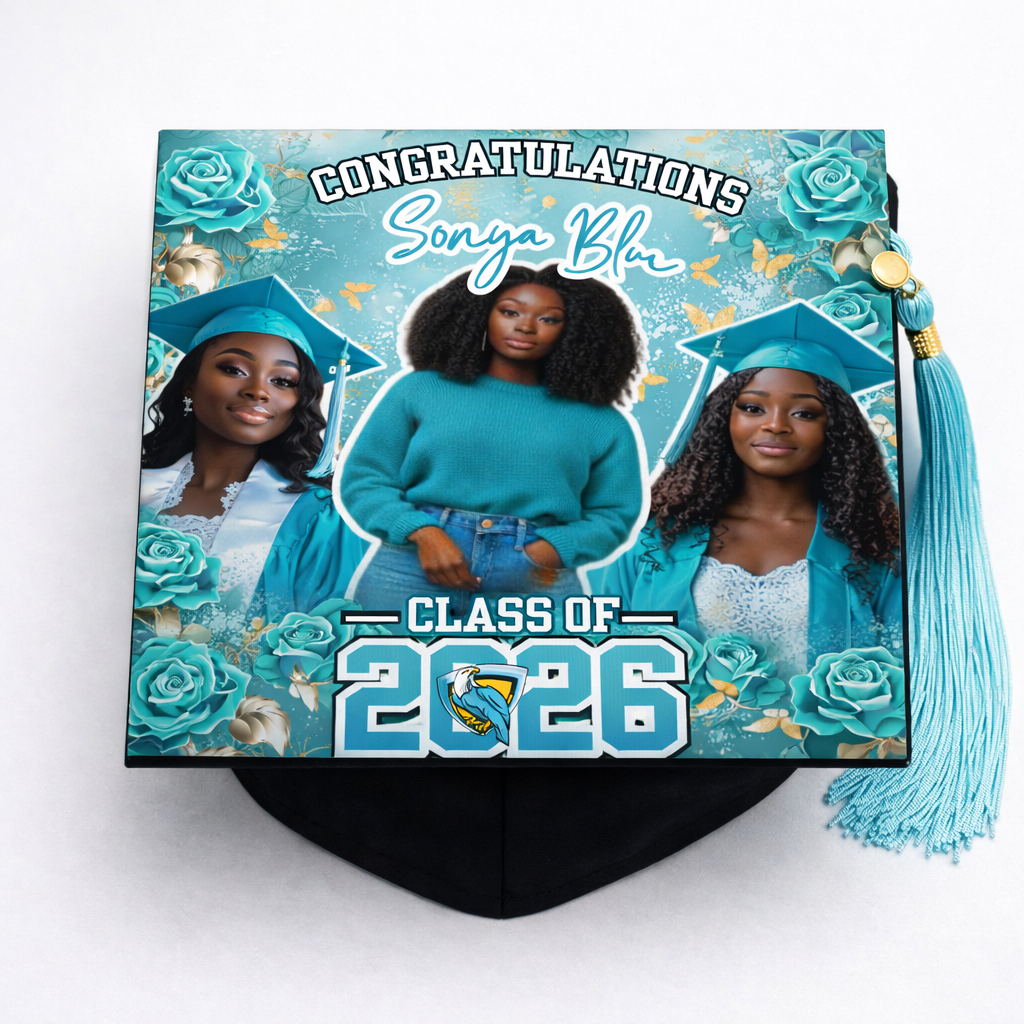 Custom Graduation Cap Topper (MDF Sublimation)