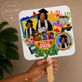 Custom Graduation Fans – Kindergarten Edition ✨🎓(10pk)