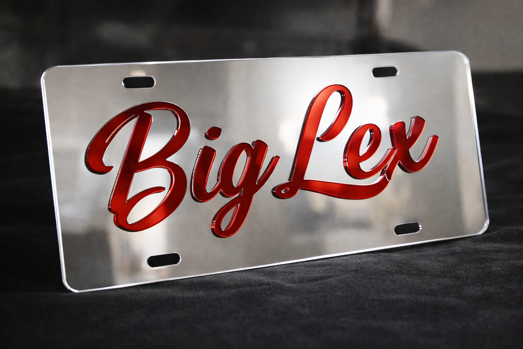 Personalized Acrylic Car Tag