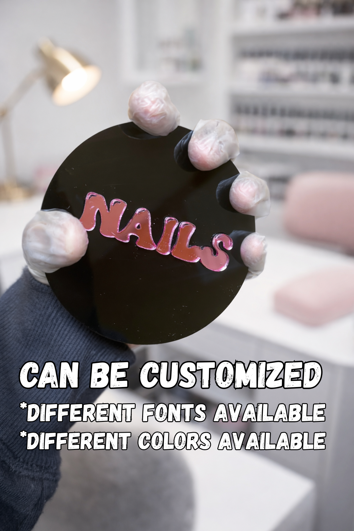 Acrylic Nail Photo Prop