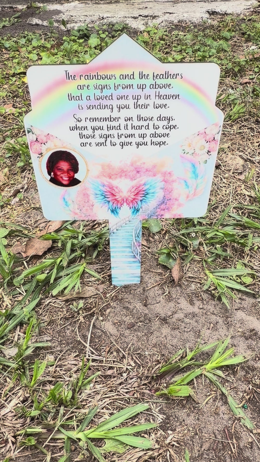 Personalized Memorial Garden Stake (Mother’s Day Edition)
