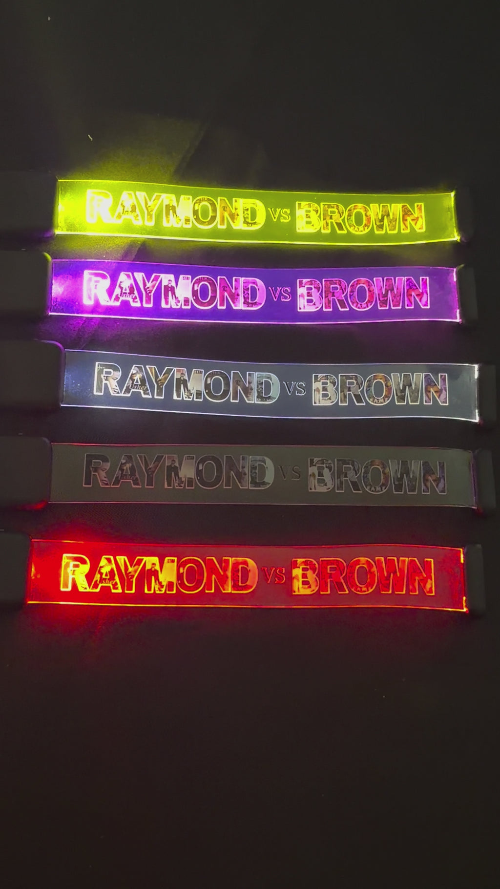 RnB Tour Album Cover Inspired Wristband