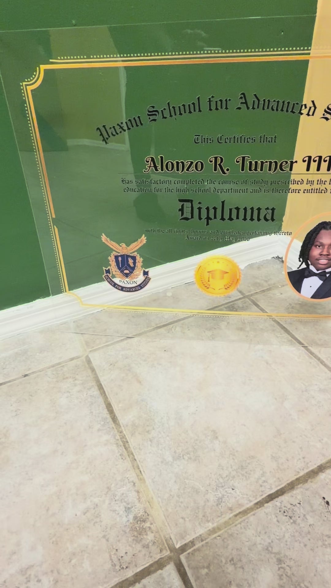 Acrylic Graduation Sign/Keepsake